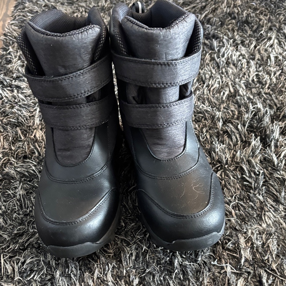 All in Motion Kids Black and Gray Boots